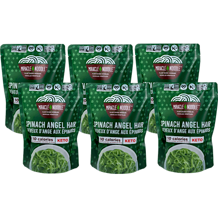 Vegan Ready to Eat - (Case of 6) Spinach Angel Hair